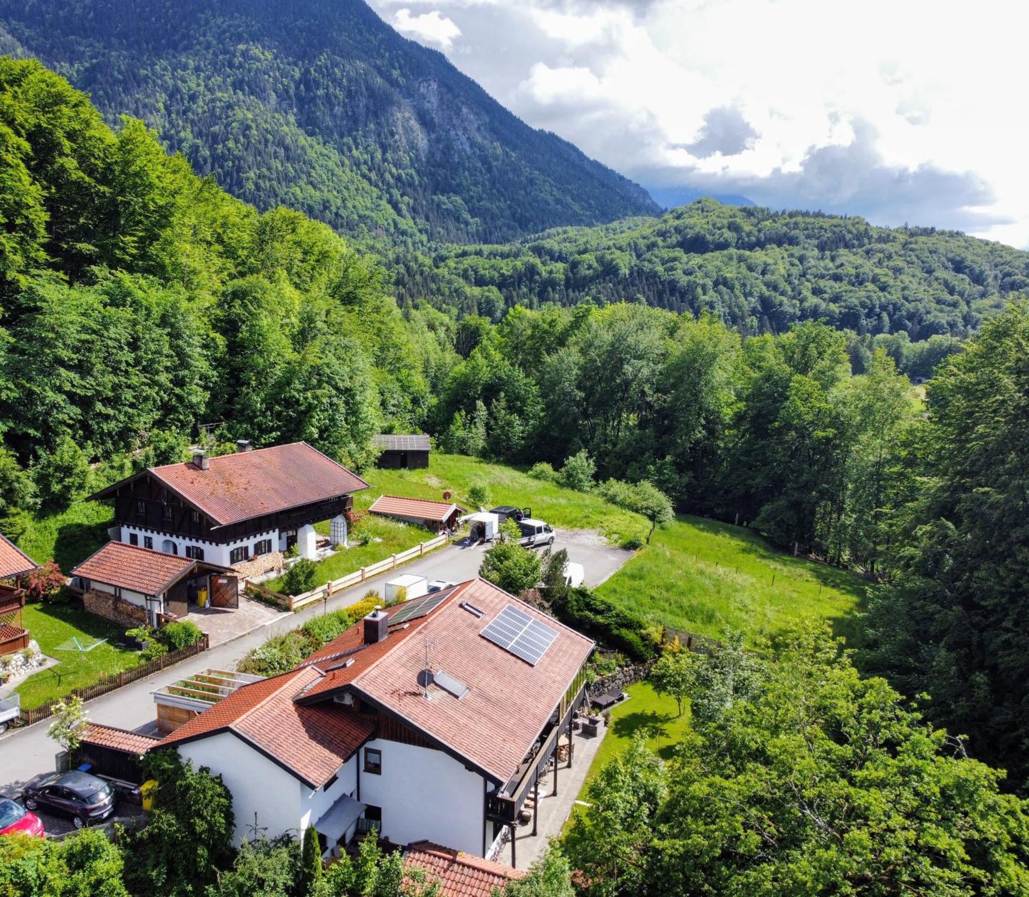 Ferienapartment Opitz - Zugspitzregion Ohlstadt Dış mekan fotoğraf
